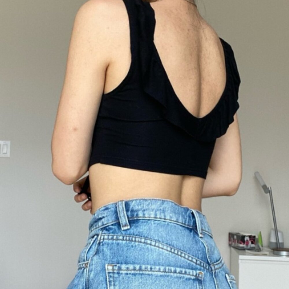 TOPSHOP Petite Ruched Tank - Picture 2 of 4